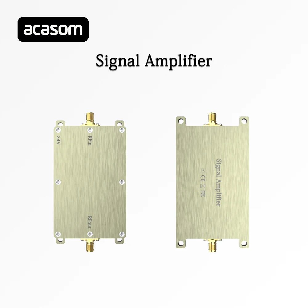 Amplificadores de alta potencia RF de 1,4 GHz y 50W, extensor de señal inalámbrico, fuente de señal de barrido para Dron GPS