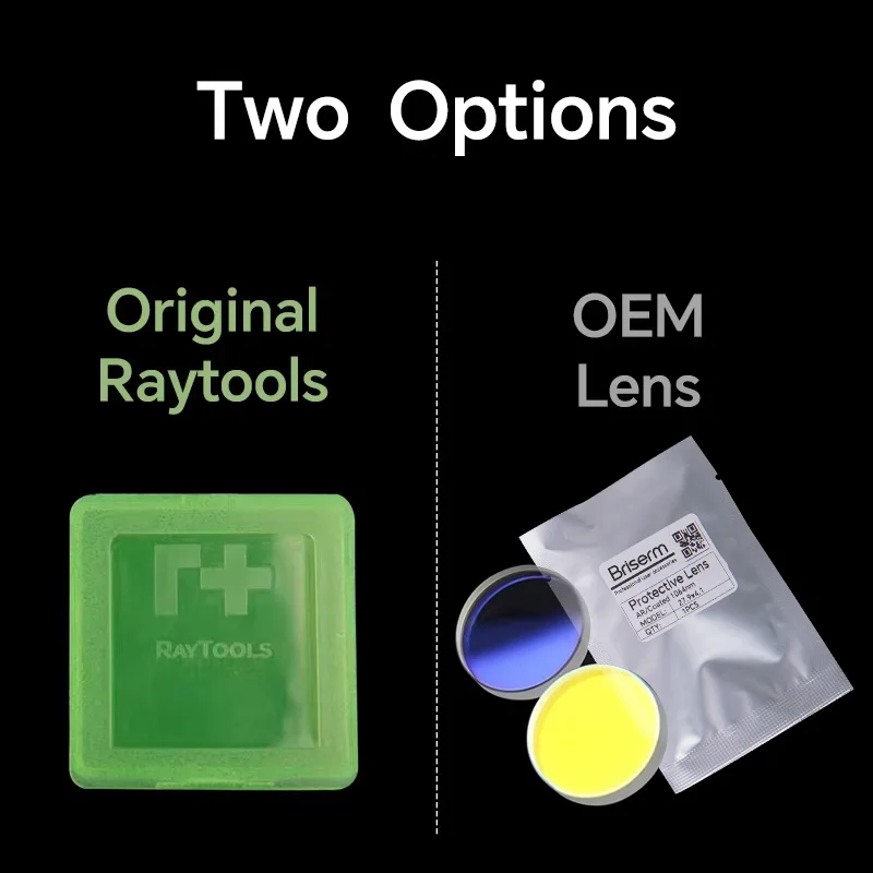 Raytools Laser Protective Windows Lens 37x7 24.9x1.5 27.9x4.1 Laser Protective Glass Optical Lens Laser Cutter Machine Parts