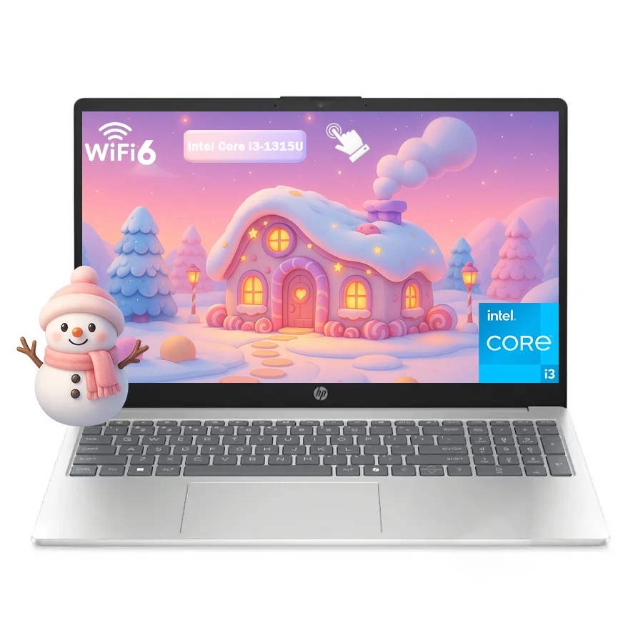 

Бизнес-ноутбук HP с сенсорным экраном HD 15,6 дюйма, Intel Core i3-1315U, 32 ГБ оперативной памяти DDR4, SSD 2 ТБ, Wi-Fi 6, Windows 11, дом, натуральный серебристый