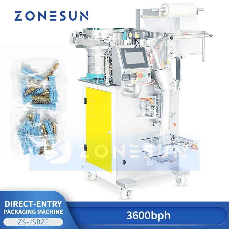 Zonesun Nut and Bolt Packing Machine Screw Packing Machine Hardware Kit Packaging Machine ZS-JSBZ2