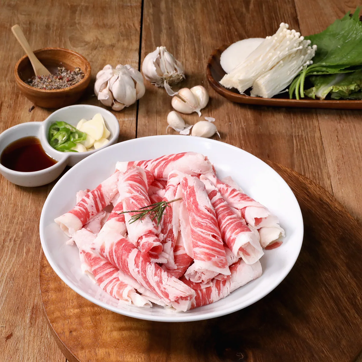 옳소고기 모듬세트 850g (부채살 200g + 살치살 200g + 소목등심 200g + 차돌박이 250g)
