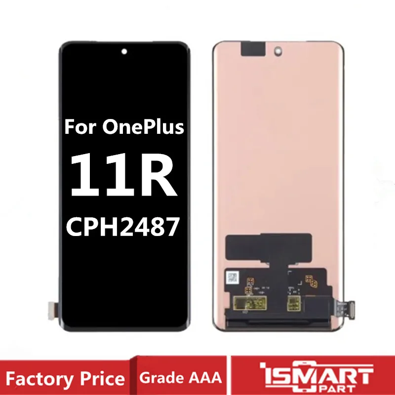 

Для OnePlus 11R LCD CPH2487 дисплей кодирующий преобразователь сенсорного экрана в сборе 1 + 11R AMOLED экран запасные части