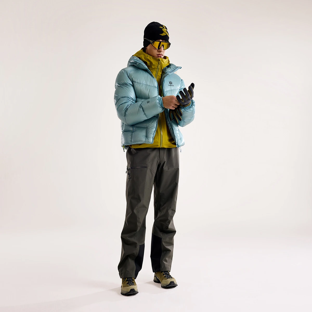 KAILAS العلامة التجارية الجديدة 5000GT للجنسين أسفل سترة 1000FP طارد للماء أوزة أسفل تخزين مريح وخفيفة الوزن KG2533115