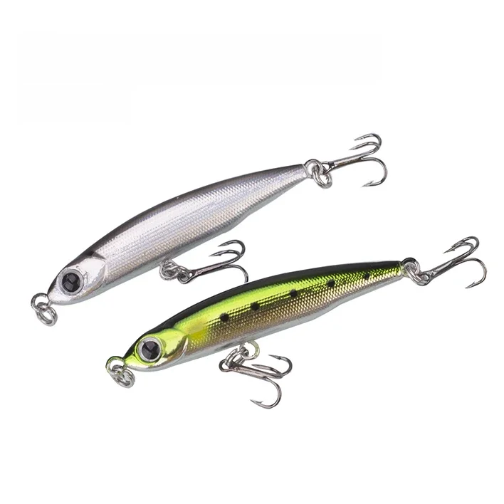 Tonąca przynęta ołówkowa 50mm 60mm 3.2g 5.5g 8g 11g Wobbler Trout Mackerel Micro Sea Fishing Lure Shad Bass Lures — zdjęcie 2