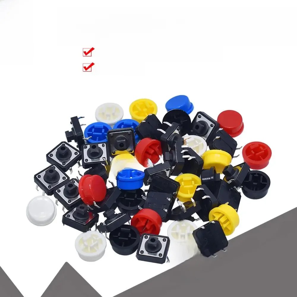 WAVGAT 12X1 2MM duży klucz moduł duży przycisk moduł światła dotykowy moduł przełączający z kapeluszem wysoki poziom wyjściowy dla arduino usb DIY Kit — zdjęcie 2
