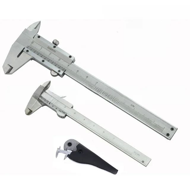 70mm 100mm 150mm Mini suwmiarka ze stali hartowanej metryczne Machinist suwak noniusz suwmiarka grubościomierz narzędzia pomiarowe — zdjęcie 2