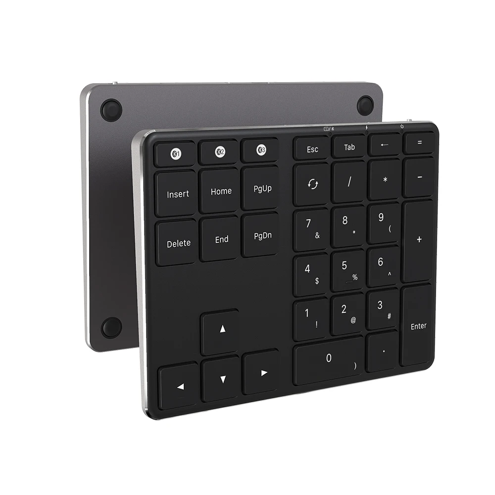 INote KN09B multi-pairing Bluetooth wireless numeric keypad KC certified