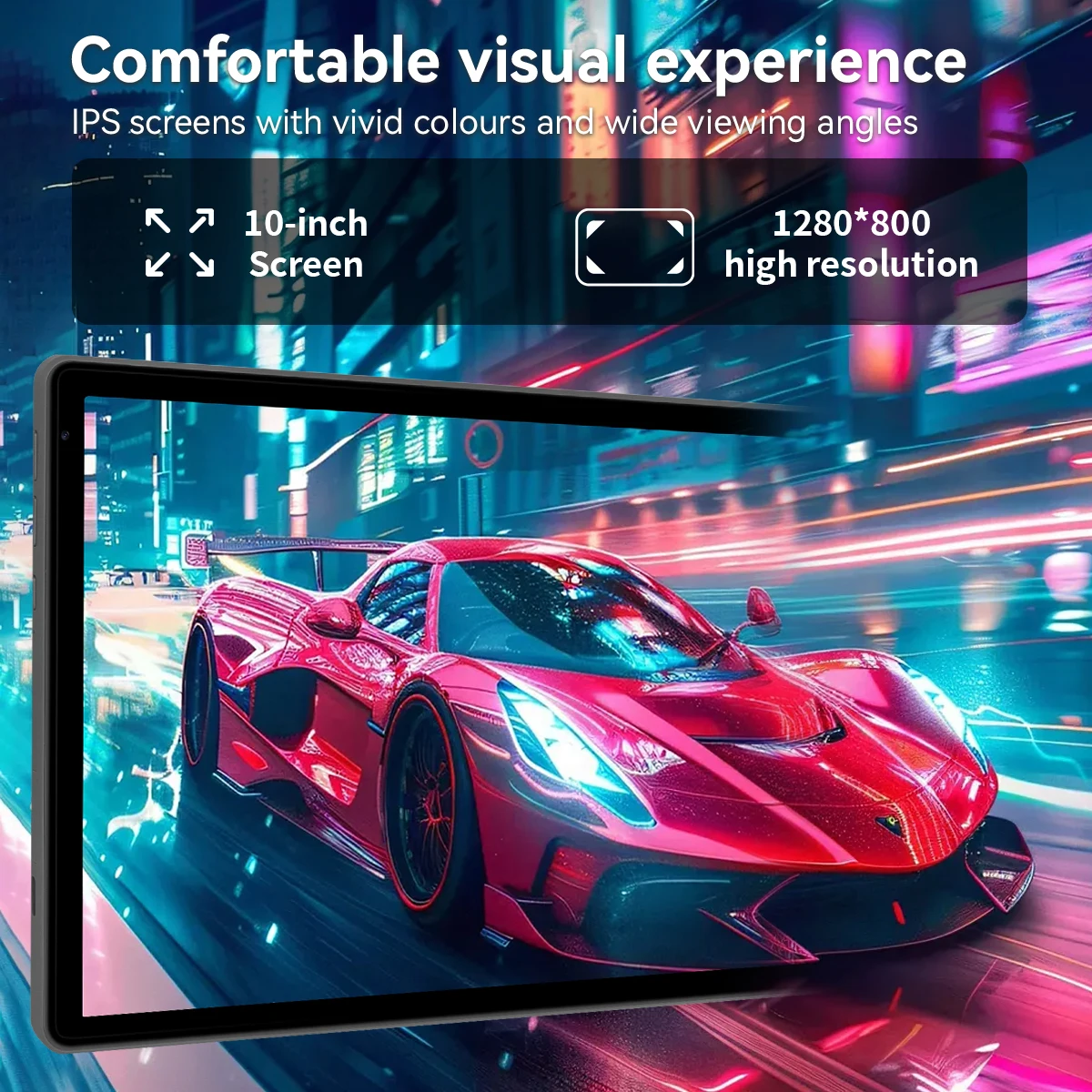 C108 Octa-Core Android 14 Tablet da 10.1 pollici 14(4+10) GB + 128 GB Octa-Core con tastiera wireless Stilo Migliore strumento per lo studio online
