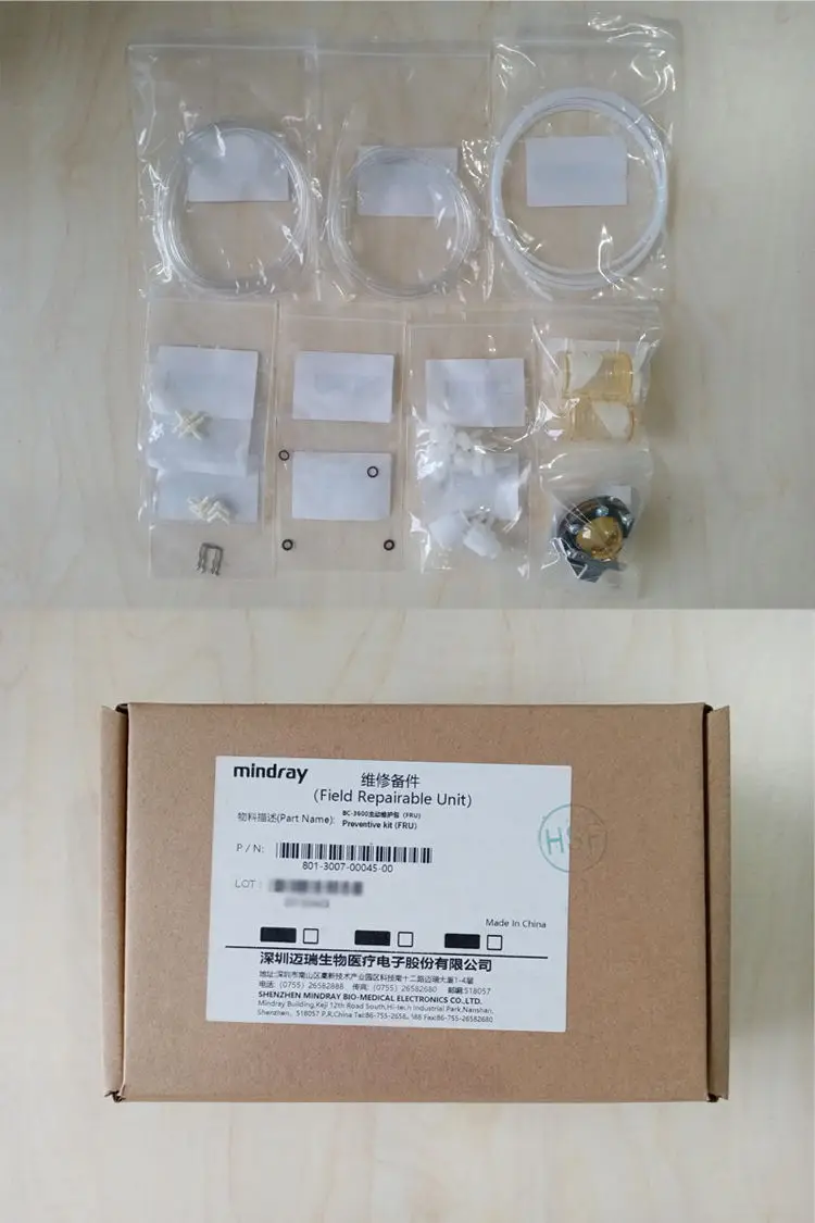 

801-3007-00045-00 New Original BC3600/BC-3600 Preventive Maintenance Service Kit for Mindray Hematology Analyzer