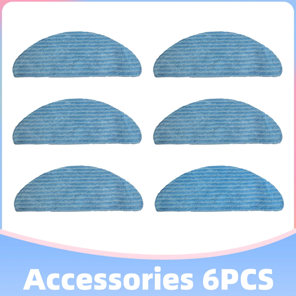 Acessório de reposição para aspirador de pó robô, filtro HEPA, escova lateral Spin, Mop panos, substituição Rag, apto para Yiteli TAB-QT330B
