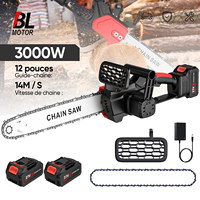 12 Inch Brushless Chain Saw Mini Handheld triming Chain Saw For Makita 21V Battery Woodworking Electric Saw baking Power Tool
