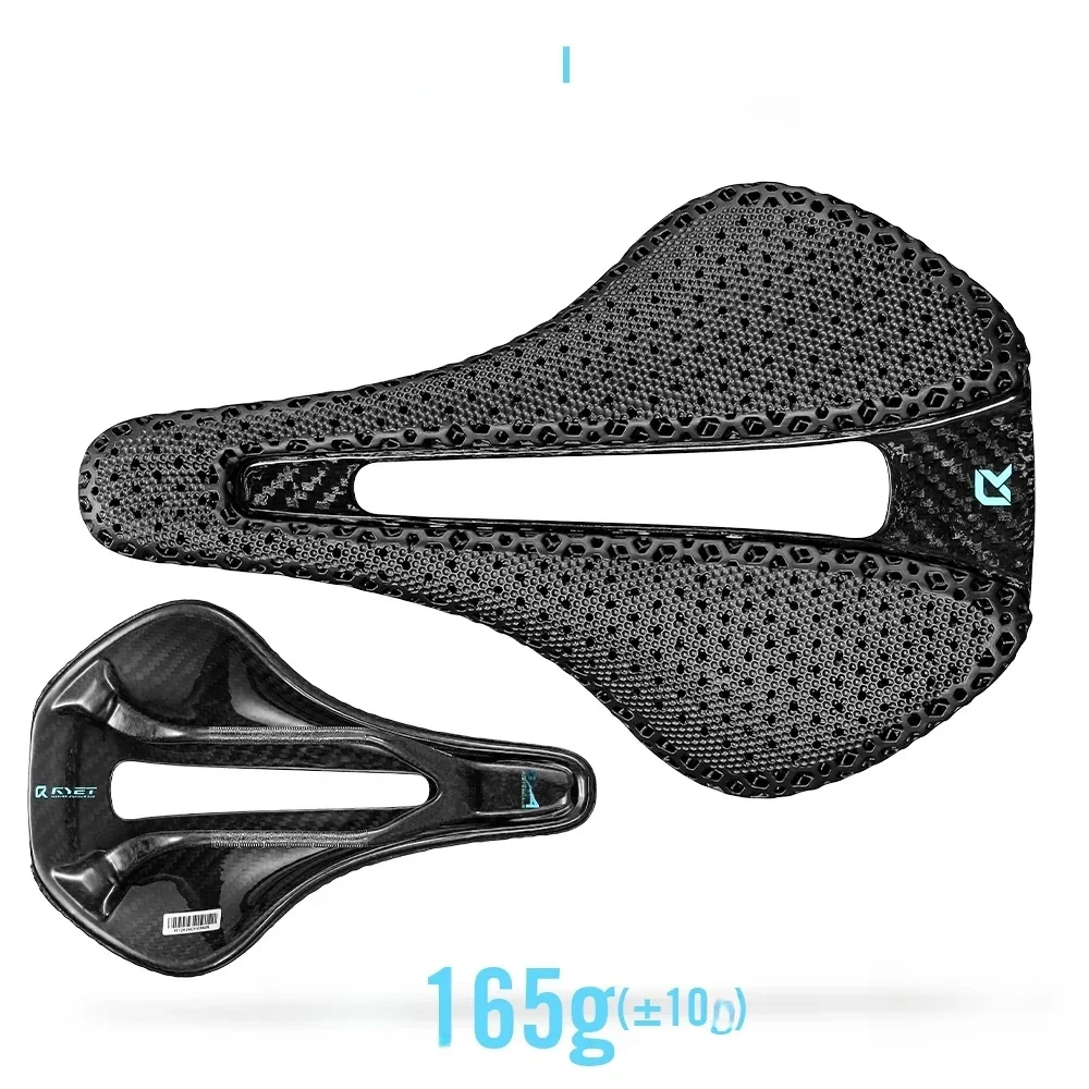 AliExpress RYET Full Carbon 3D Printed Bicycle Saddle Wide 155/152mm 7*9 120g Bike Seating EVA  Saddle Triathlon Road MTB Cycling Seat