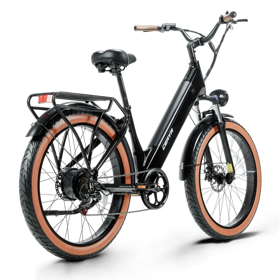 CEAYA AZ26 Electric Bike 1000W 26Inch Urban City Electric Bike 48V20AH Battery e bike Fat Tyres E-Mountain Bicycle