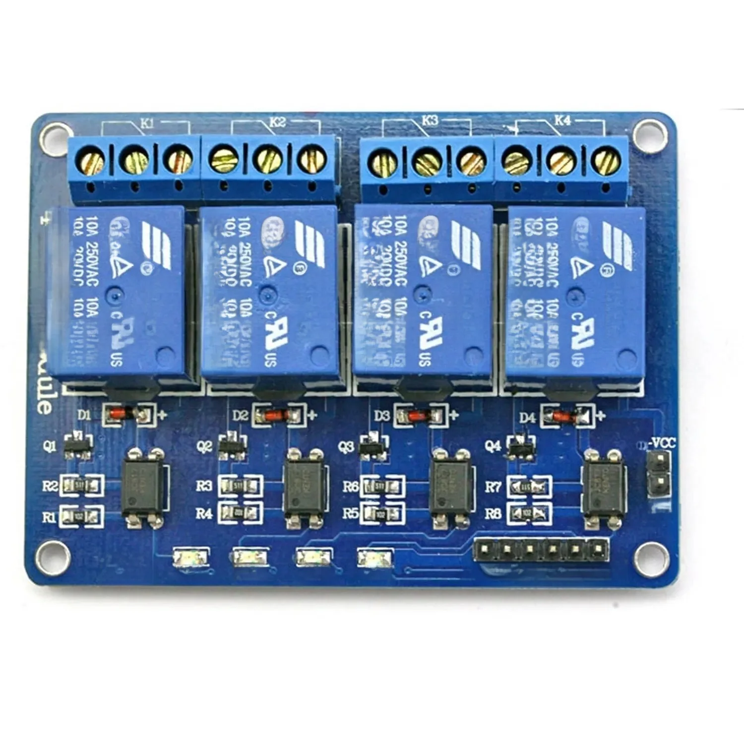 Kit 4 Relais 4 Kanäle 5V für Arduino[Arduino kompatibel]