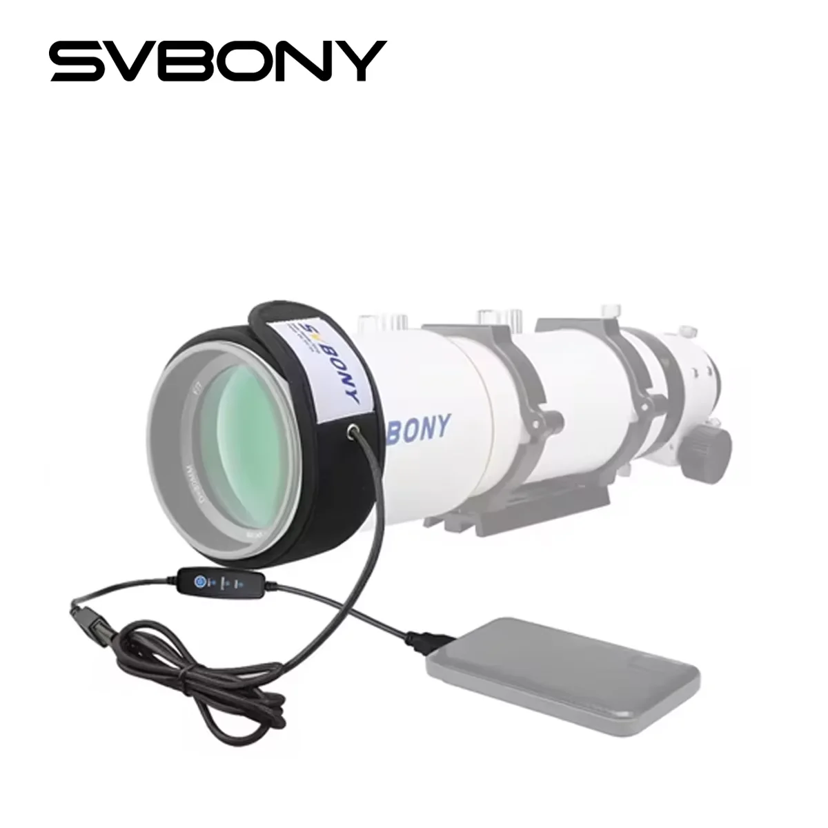 SVBONY SV172 Dew Heater Strip 560 mm Lens Heater Warmer for Telescope DSLR Camera Lens Outer Diameter Below 178mm