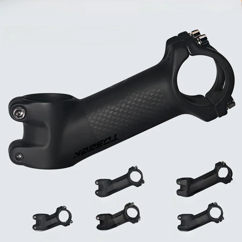 AliExpress Toseek Carbon Fiber Mtb Stem 6/10/17/25/35 Degree Bike Stem Ultralight Stem 60/70/80/90/100mm Mtb