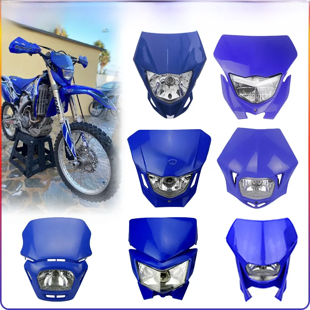 AliExpress papanda Motocross Enduro Headlight Dirt Bike Front Lamp For Yamaha WR 250 R WR155R WR125X WR125R WR350F WR426F WR400F WR500 WR TTR 450