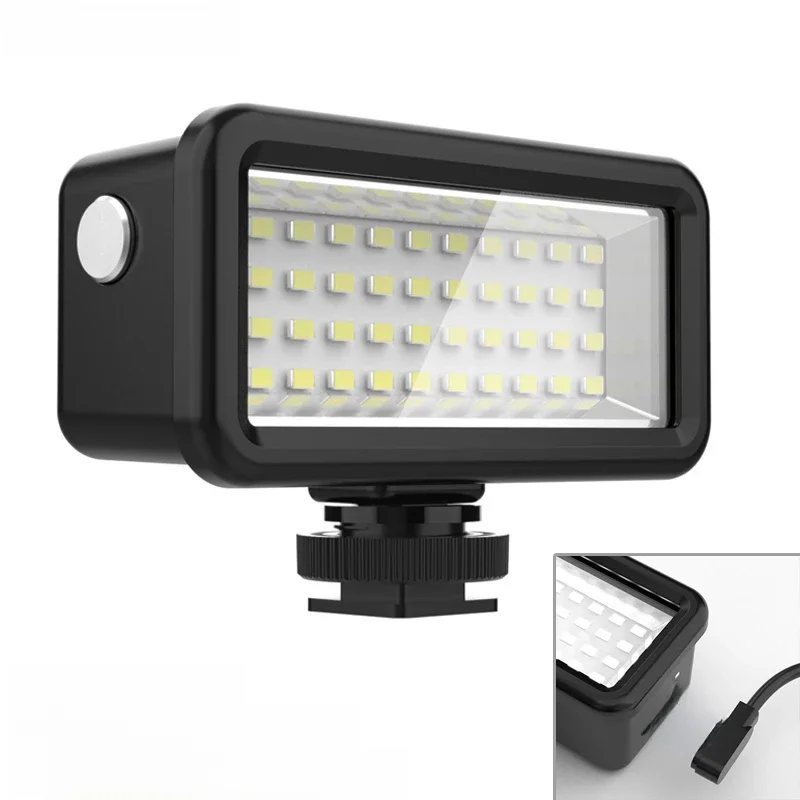 Wodoodporna dioda LED wideo lampa do nurkowania lampa podwodna oświetlenie fotograficzne dla GoPro 11/10 Sjcam Yi DJI Osmo telefon komórkowy kamera akcji — zdjęcie 2