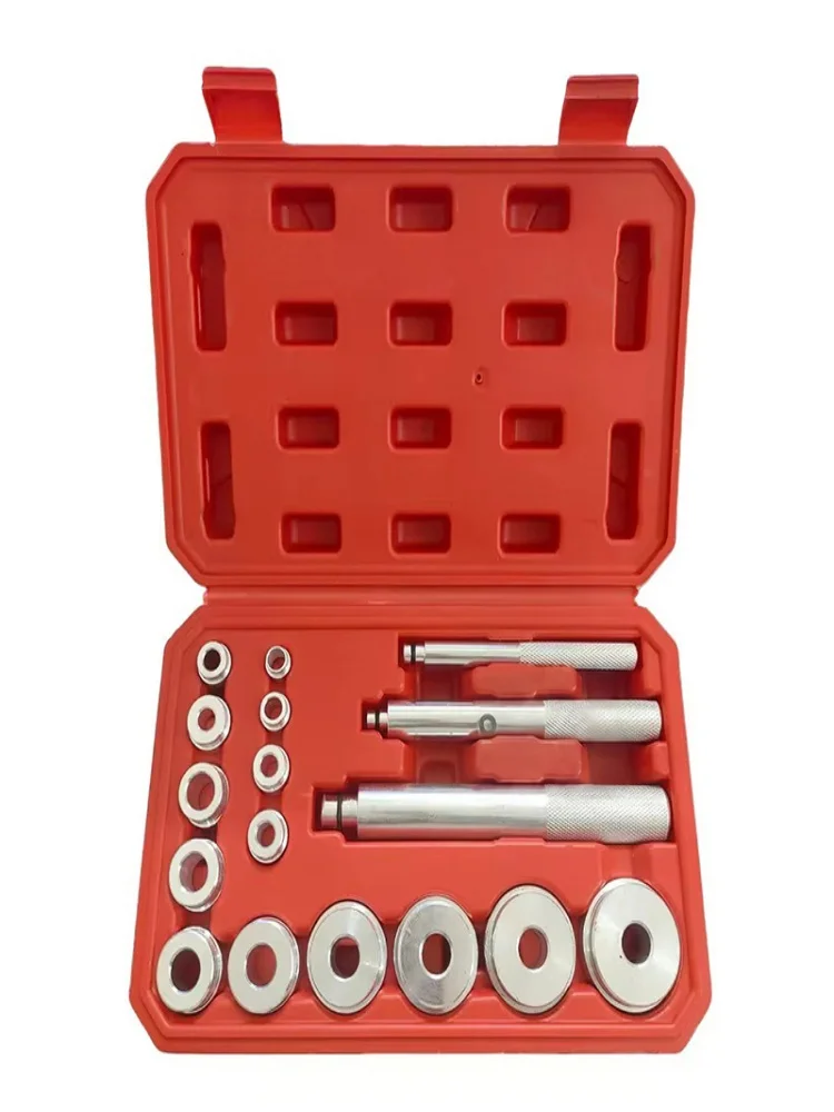 17-teiliges Hotel-Lager-Radlager-Buchsen-Montagewerkzeug-Set aus Aluminium zur Achsenmontage und Demontage