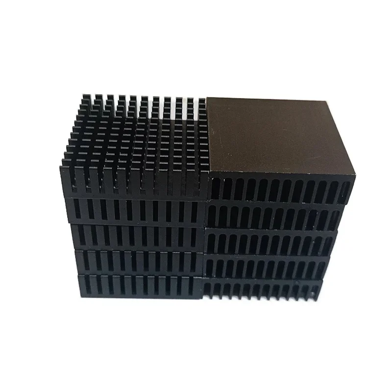 10 szt./zestaw 40 X 40 X 11 mm 40 mm Radiator Aluminiowy do Oświetlenia LED i Karty Graficznej — zdjęcie produktu 7