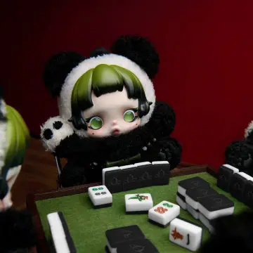 

100% подлинная POP MART SKULLPANDA Lazy Panda, оригинальная плюшевая кукла, кулон, милая Коллекционная игрушка, брелок в подарок