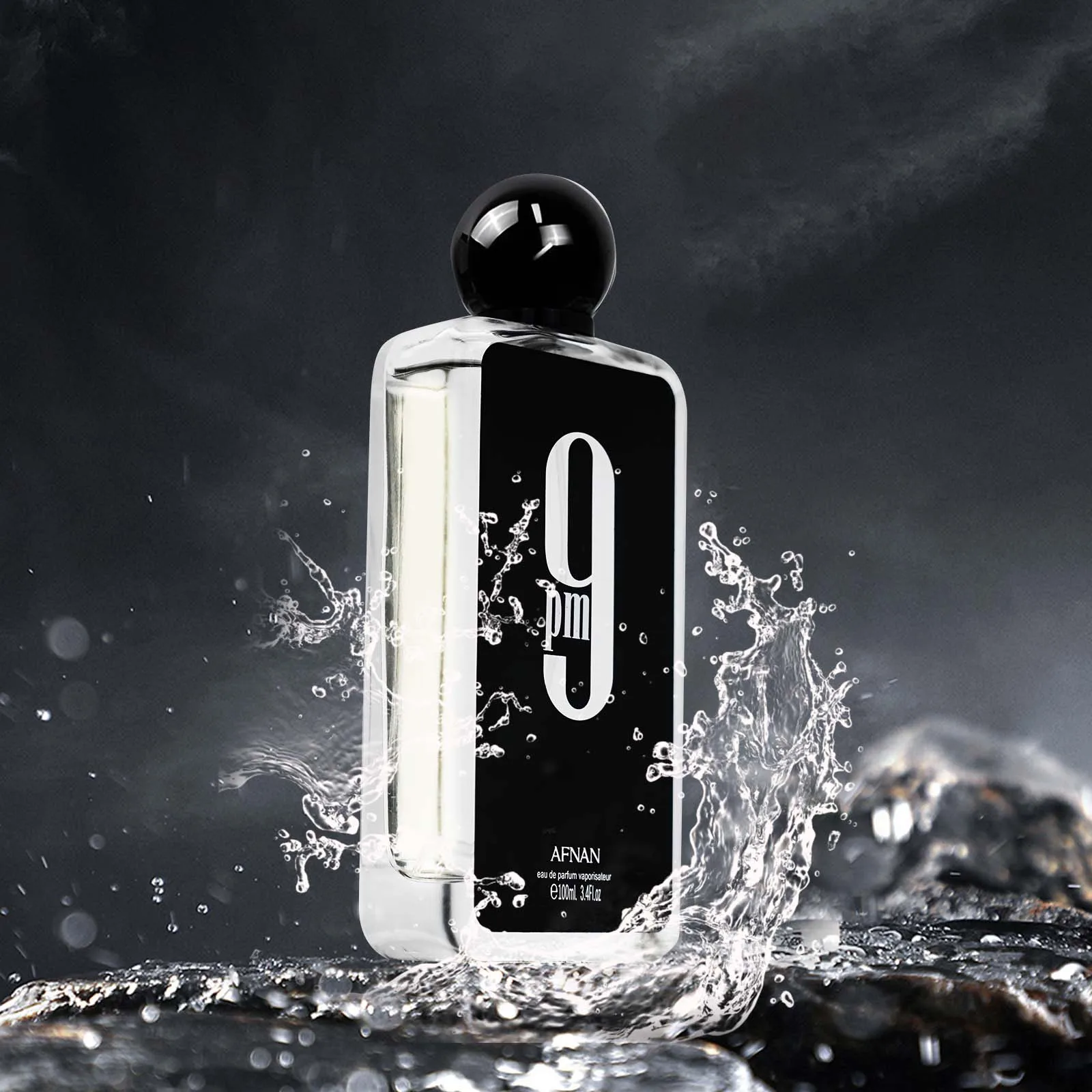 9PM uomo Eau De Parfum Spray, 3.4 Oz profumo durevole per uomini e donne profumo a lunga durata perfetta vigilia di natale regalo di Halloween