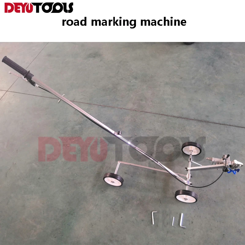 Road marking machine hand-push cold spray road road runway parking space paint line drawing car marking machine DY-93