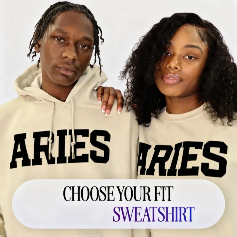 เสื้อสเวตเชิ้ตพิมพ์ลายจักรราศีรุ่นลิมิเต็ดอิดิชั่นสำหรับผู้หญิง เสื้อสเวตเชิ้ตพิมพ์ลายโหราศาสตร์สำหรับทุกเพศ เสื้อสเวตเชิ้ตสำหรับวันหยุด