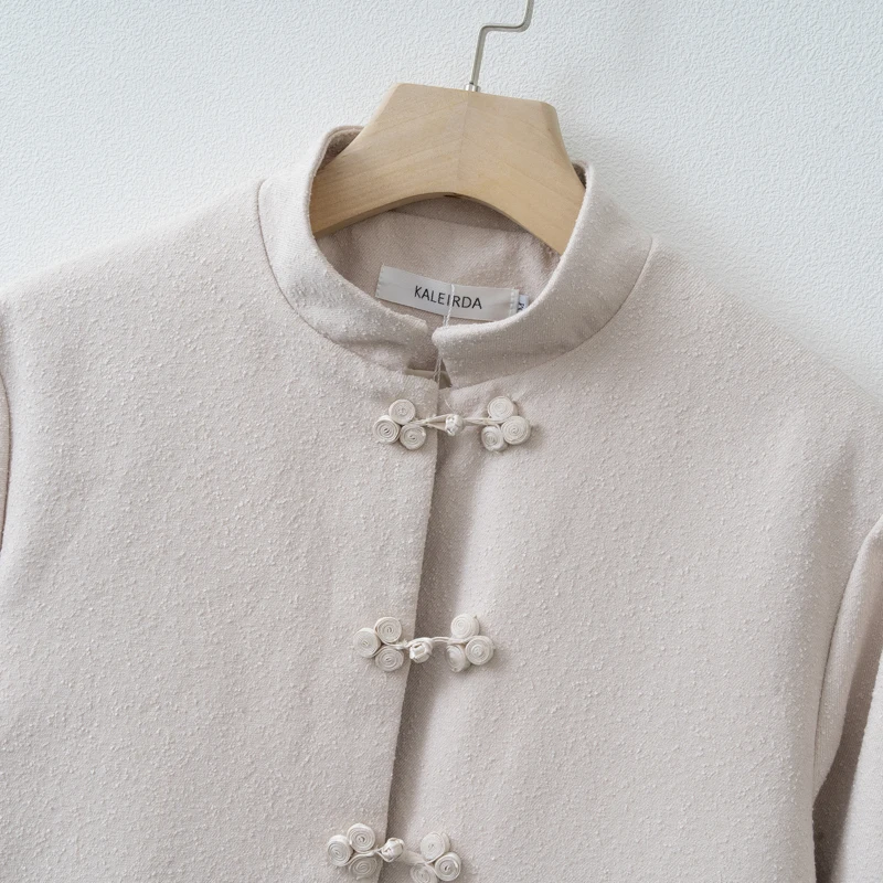 Women's Chinese Style Button Jacket for Spring 2026