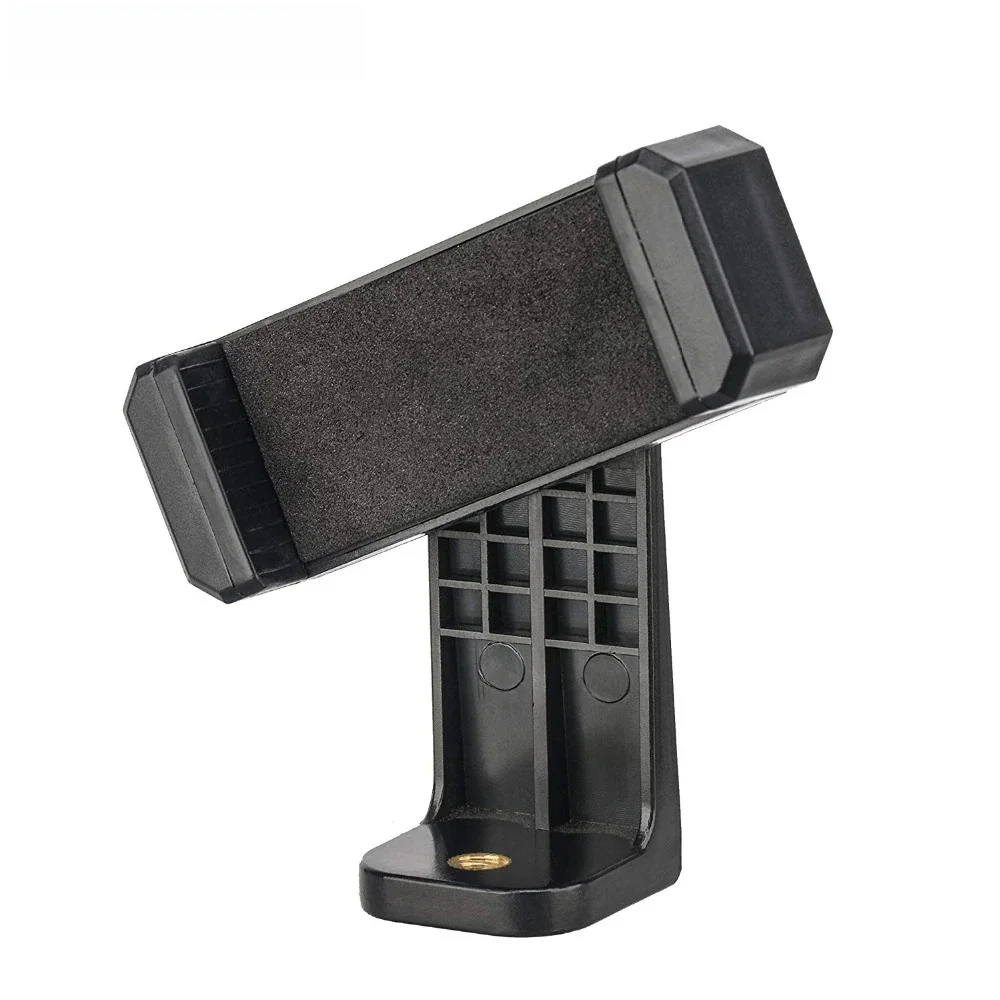 WALKINGWAY Adapter do montażu na statywie Uchwyt na telefon komórkowy Pionowy stojak 360 z otworem na śrubę 1/4 Regulowany zacisk do smartfonów — zdjęcie 2