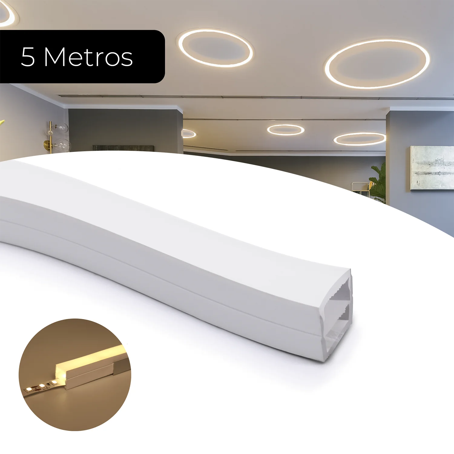 Canaleta para Fita LED: A Solução Prática e Flexível para Iluminação Embutida e Sobreposta
