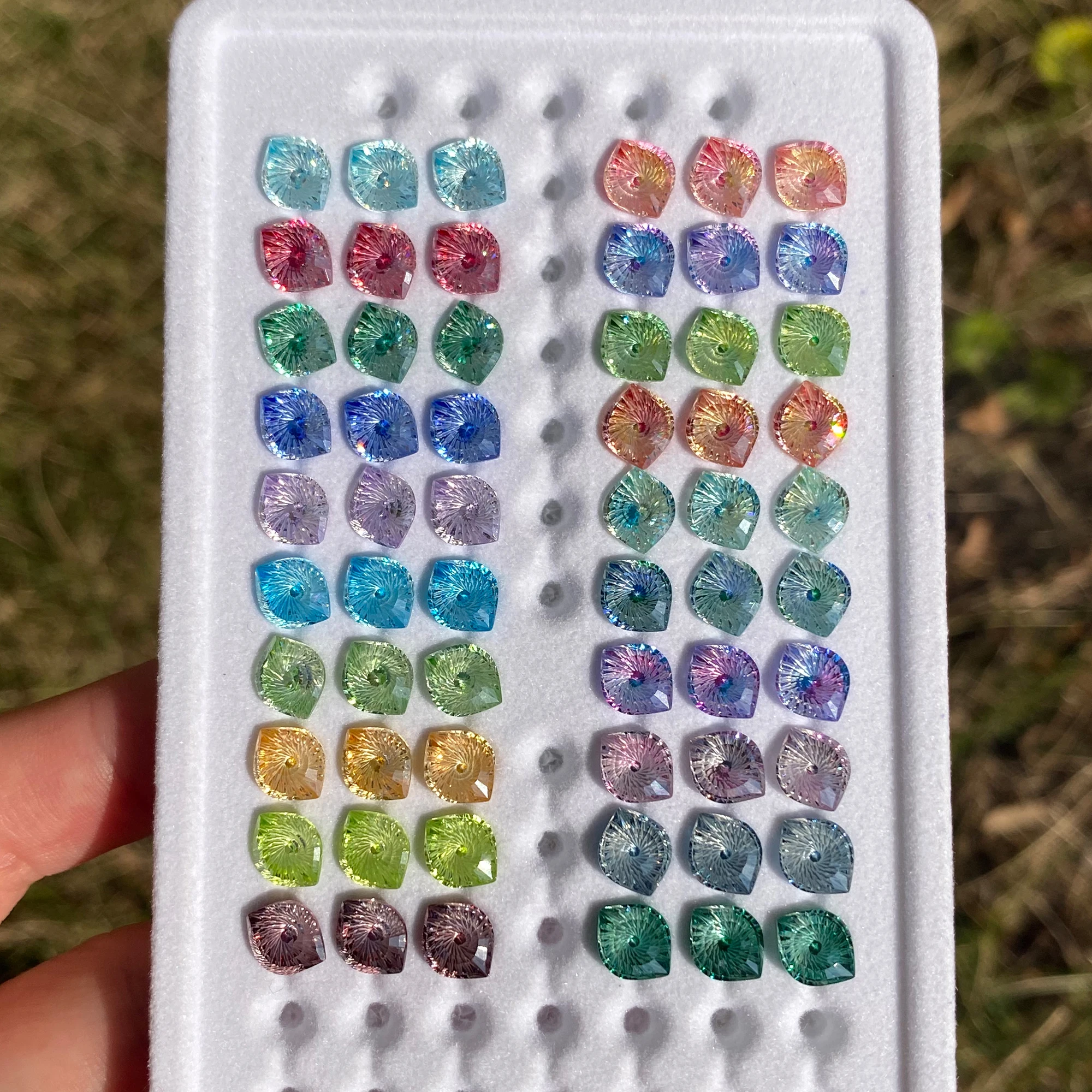 

Cubic Zirconia Evil Eyes Gemstone for Charms Advanced Jewelry Making Materials DIY