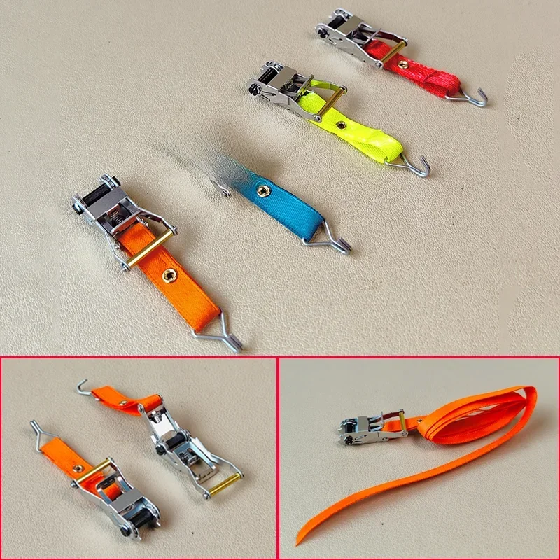 Modellauto Metall Simulation Seilspanner Befestigungsgurtband für 1/14 Tamiya Truck 770S VOLVO 1/10 RC Crawler Car Traxxas Diy