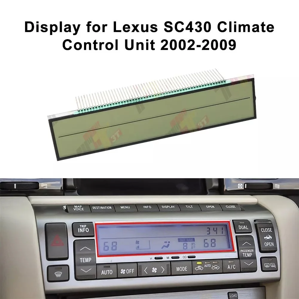 Display for Lexus SC430 Climate Control Unit 55900-24260（2002-2009）