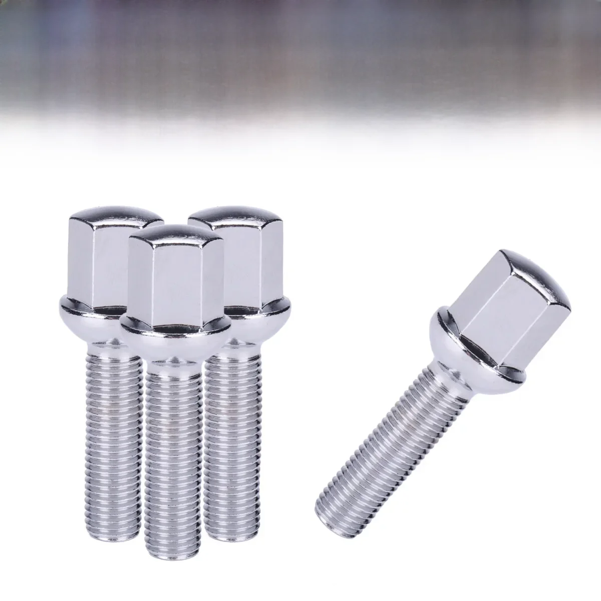 Boulons de roue de voiture M12x1.5, écrous de roue de pneu, vis en alliage de 40mm de longueur pour Mercedes/Benz CLK W209 1992 – 2009 4 pièces