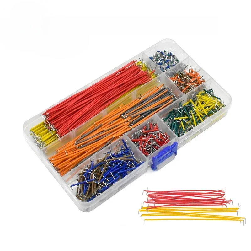 140/350/560/840 sztuk elektroniczne Diy chleb płytka drukowana przewód skokowy w kształcie litery U bez lutowania prototyp PCB zestaw kabeli połączeniowych do płytki prototypowej — zdjęcie 2