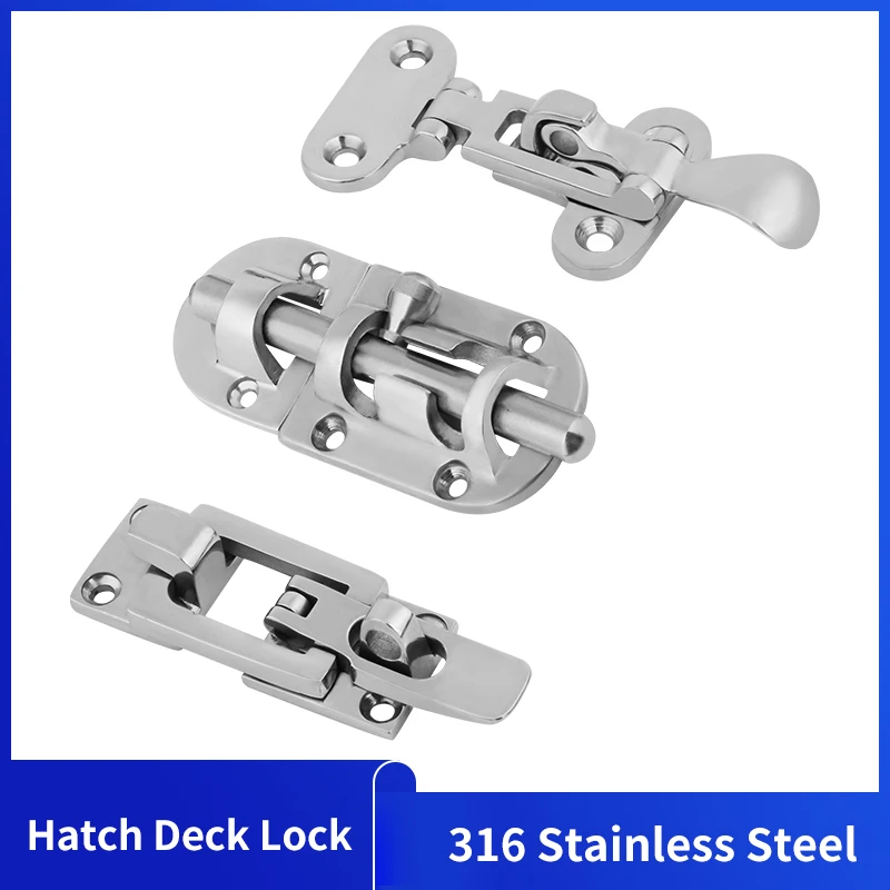 

Alastin Stainless Steel Locker Hardware Anti-Rattle Latch Hinge Silver For Boat Marine Hatch Buckle Fastener Clamp