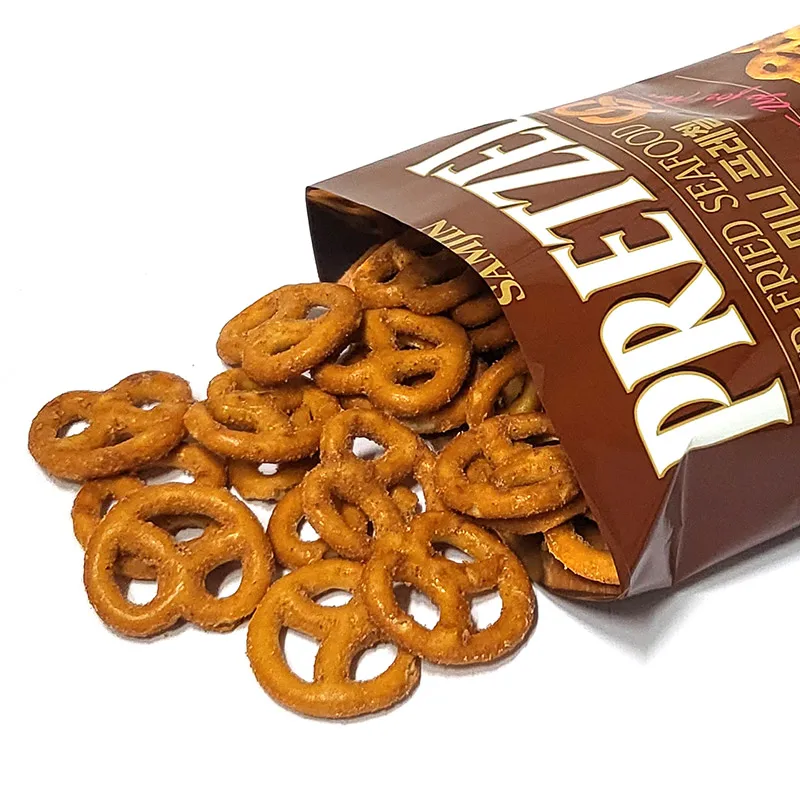 Mini pretzel 70g 5 bags / Stir-fried seasoning taste / spicy beef taste / cheddar cheese taste / wasabi taste taste