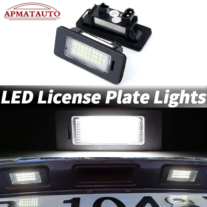 مصباح رقم لوحة ترخيص ليد لكانبوس ، أضواء منتجات السيارات ، 24SMD ، BMW E90 ، M3 ، E92 ، E70 ، E39 ، F30 ، E60 ، E61 ، E93 ، 2