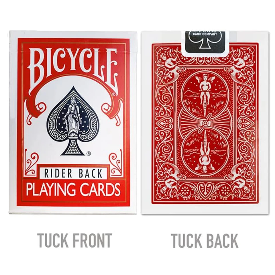 Bicycle Rider Back Playing Cards Standard Index Red Black Decks of