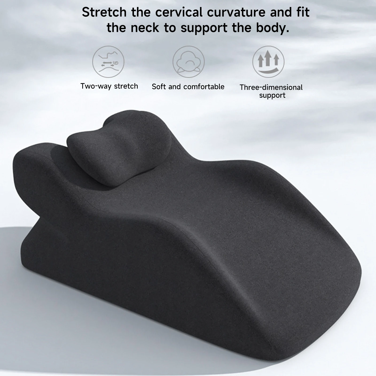 Cuscino versatile a cuneo per testa, collo, schiena e gambe – Utilizzabile su letto, divano – Fodera rimovibile lavabile in lavatrice