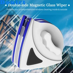 2024 Huishoudkantoor Speciale Glazenwasser Magnetische Glazen Raamreinigingstool Automatische Waterafvoer Dubbellaagse Wisser