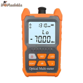 Handheld Fiber mini optical power meter -70 to +6dBm high quality OPM dry battery Mini OPM support lighting