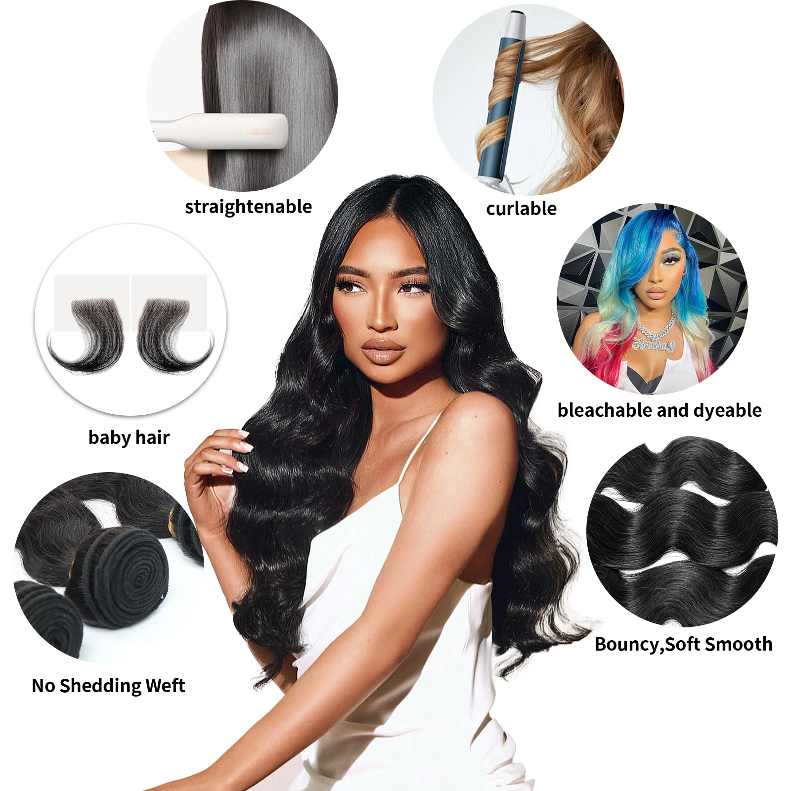 16A Body Wave Human Hair Bundles 36 40 Inch Brazilian Remy Extensions Human Hair Unprocessed Virgin Weave Bundles For Women image 6