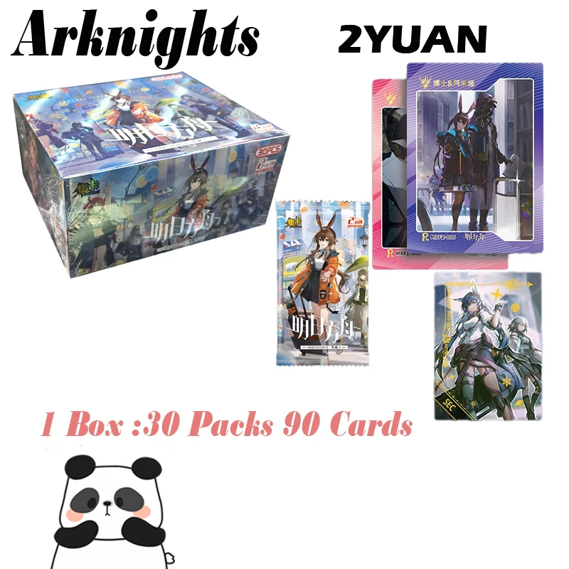 ใหม่ล่าสุด Arknights คอลเลกชันการ์ดงานอดิเรกเกมสะสมกล่อง Doujin Booster กล่องเผ็ด Art Card ของเล่นของขวัญ