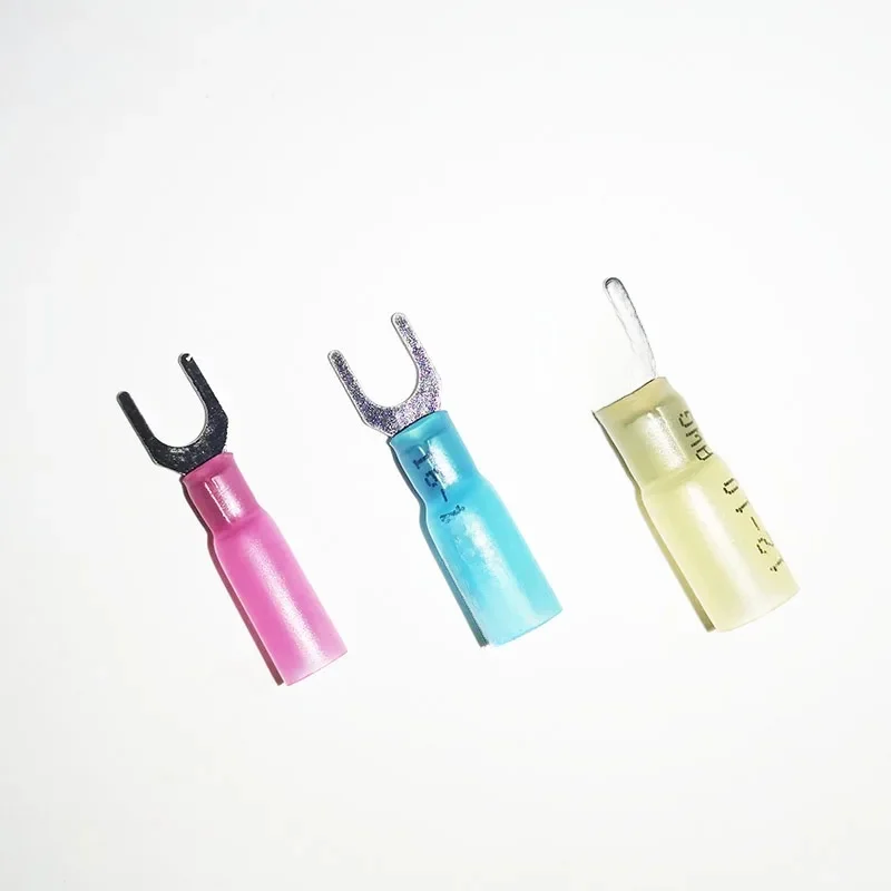 Connecteurs de câble à sertir de type U pré-isolés thermorétractables SV1.25/2/5.5-5 étanches pour fils SV