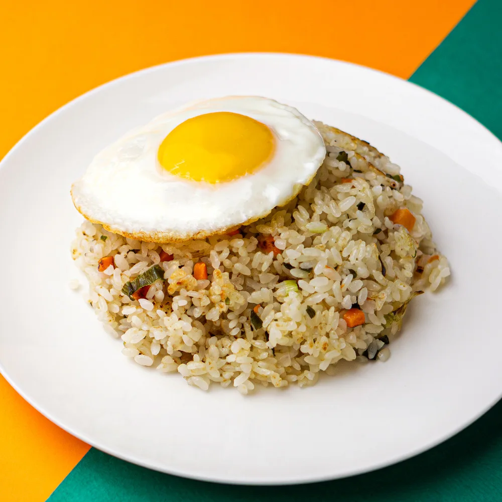 أرز مقلي مستورد ، أرز مجمد جاهز للأكل الفوري ، أخضر الأومجي ، عبق البصل ، 10 عبوات