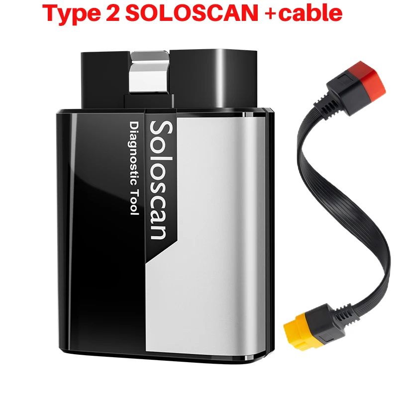 KINGBOLEN Soloscan OBD2 Scanner Bluetooth, Bi-directional 20+ Resets Car Diagnostic Scan Tool for Benz/BMW/Audi/GM Lifetime Free image 3