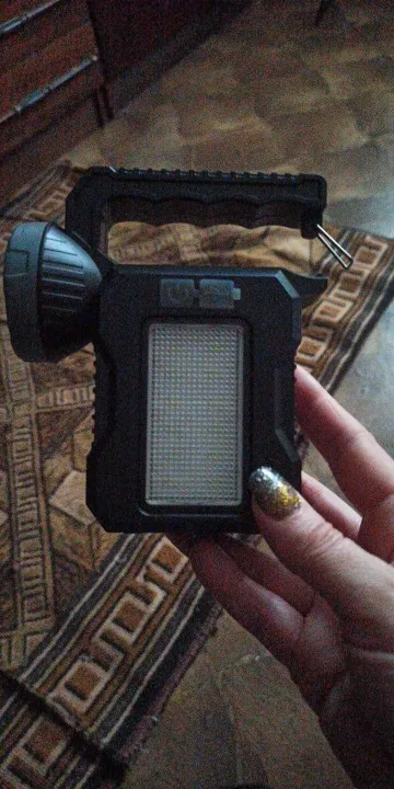 New Upgrade Rechargeable High Power Solar LED COB Flashlight With Power Bank Waterproof Multifunctional Hand Lamp For Outdoor photo review