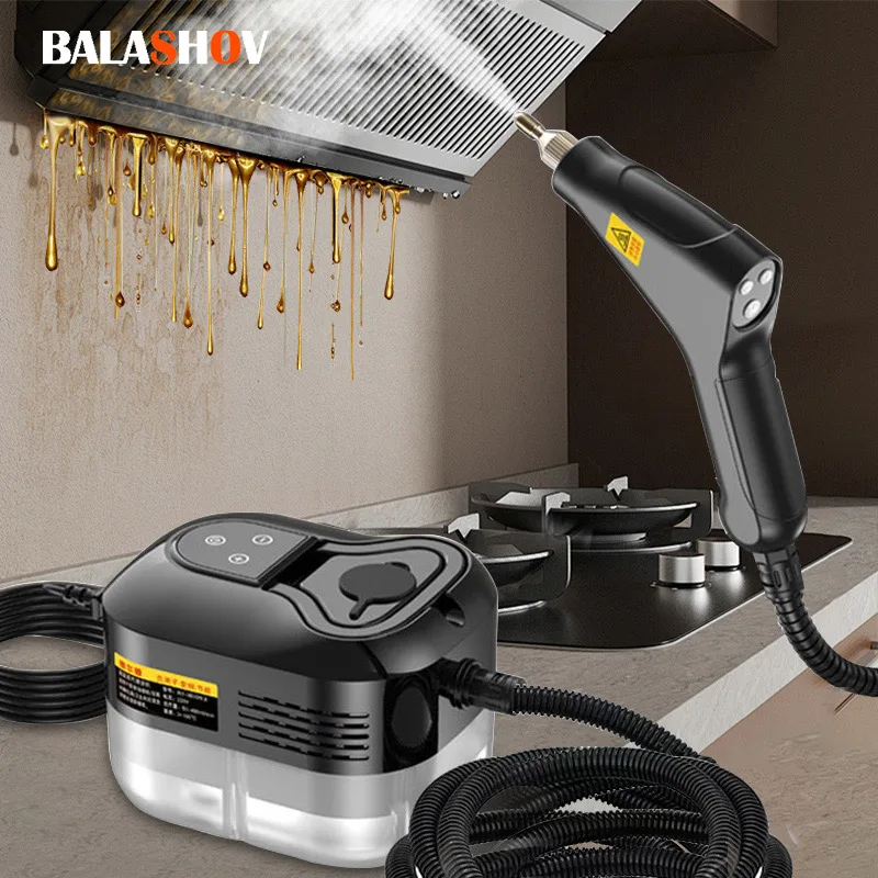 Hőmérséklet és nyomás 2500 W-os kézi, nagy gőzteljesítményű tisztítók, klímaberendezések, konyhai páraelszívók, autók gőztisztítása, padlótisztítás, gőztisztítás